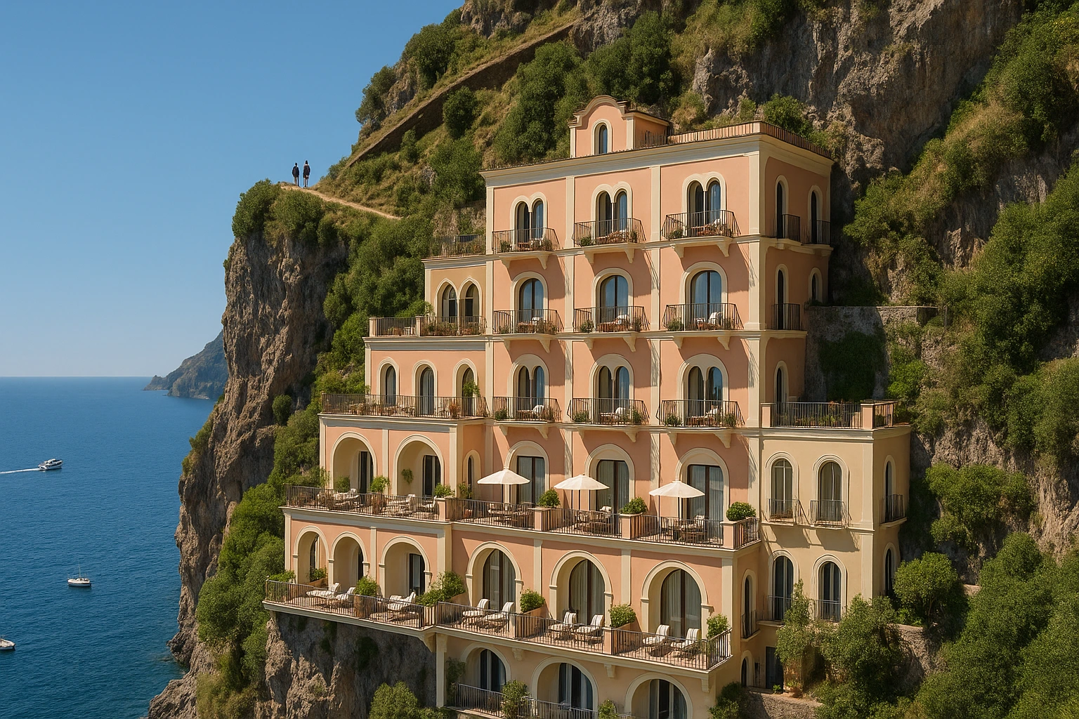 Boutique hotels Italy offers with coastal trails on the Amalfi Coast