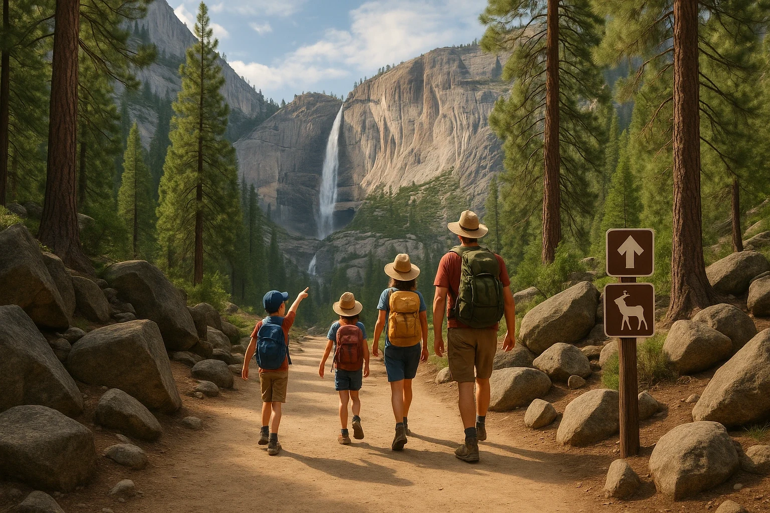 Family hiking in US National Parks for 2025 adventure