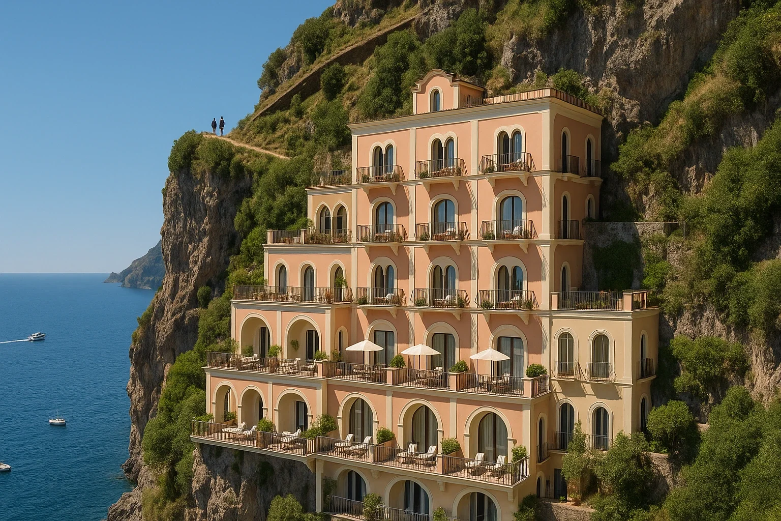 Coastal trails at boutique hotels Italy offers on the Amalfi Coast